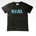 REAL Black Anthracite Favourite Short-Sleeve Crew Tee